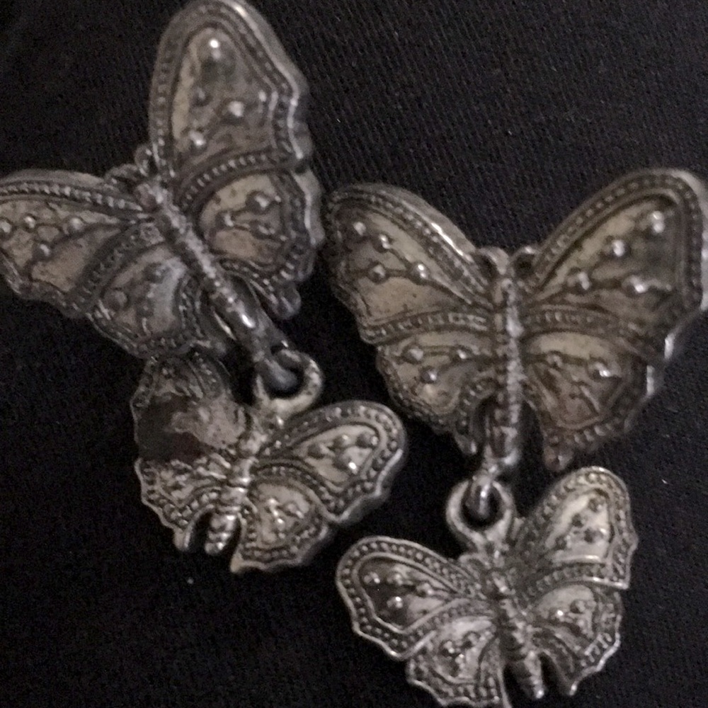 Vintage butterfly earrings